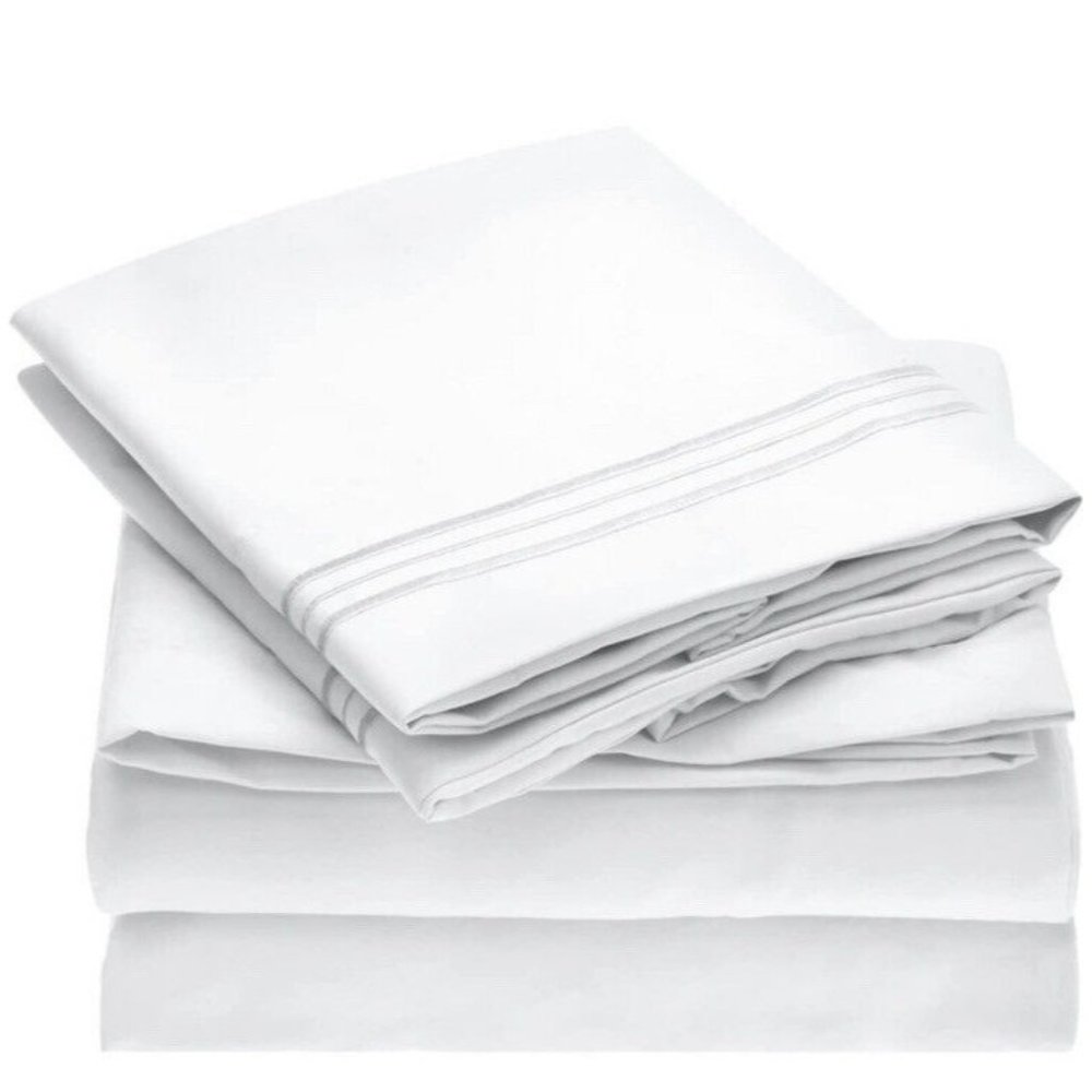 Mellanni Twin Sheet Set - Hotel Luxury Bedding Sheets & Pillowcases.